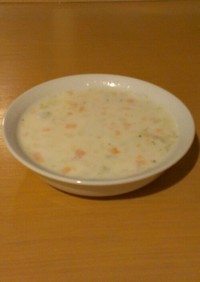 セロリのミルクスープ