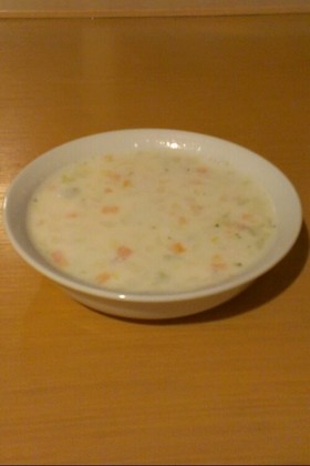 セロリのミルクスープ