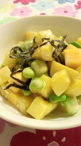 簡単オシャレ♪枝豆コロコロサラダ