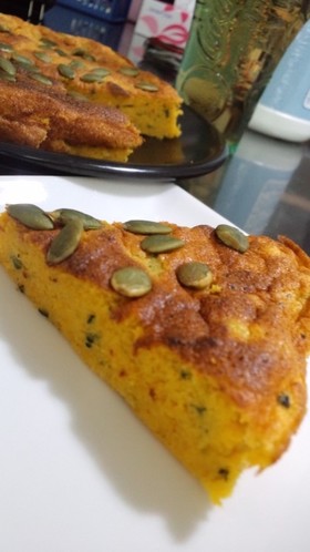 シンプル簡単☆優しいかぼちゃケーキ