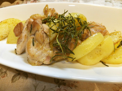 鶏肉、ジャガイモのローズマリーソテー☆の写真