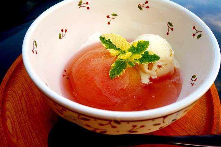 桃のとろとろコンポート レシピ 作り方 By としこ屋 クックパッド 簡単おいしいみんなのレシピが358万品