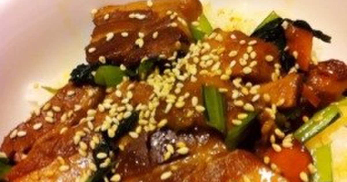 ラフテー丼 レシピ 作り方 By 搖搖 クックパッド