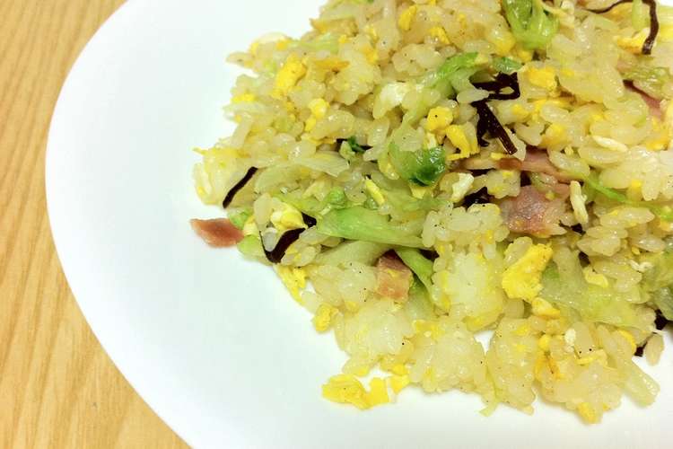 簡単 しゃきしゃきレタスチャーハン レシピ 作り方 By Junh0v0 クックパッド 簡単おいしいみんなのレシピが366万品