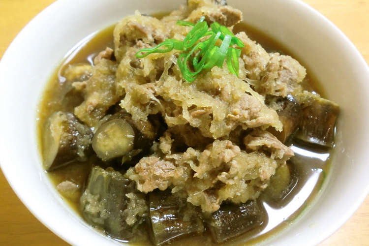 ご飯に合う ナスと牛肉の大根おろし煮 レシピ 作り方 By 38non クックパッド