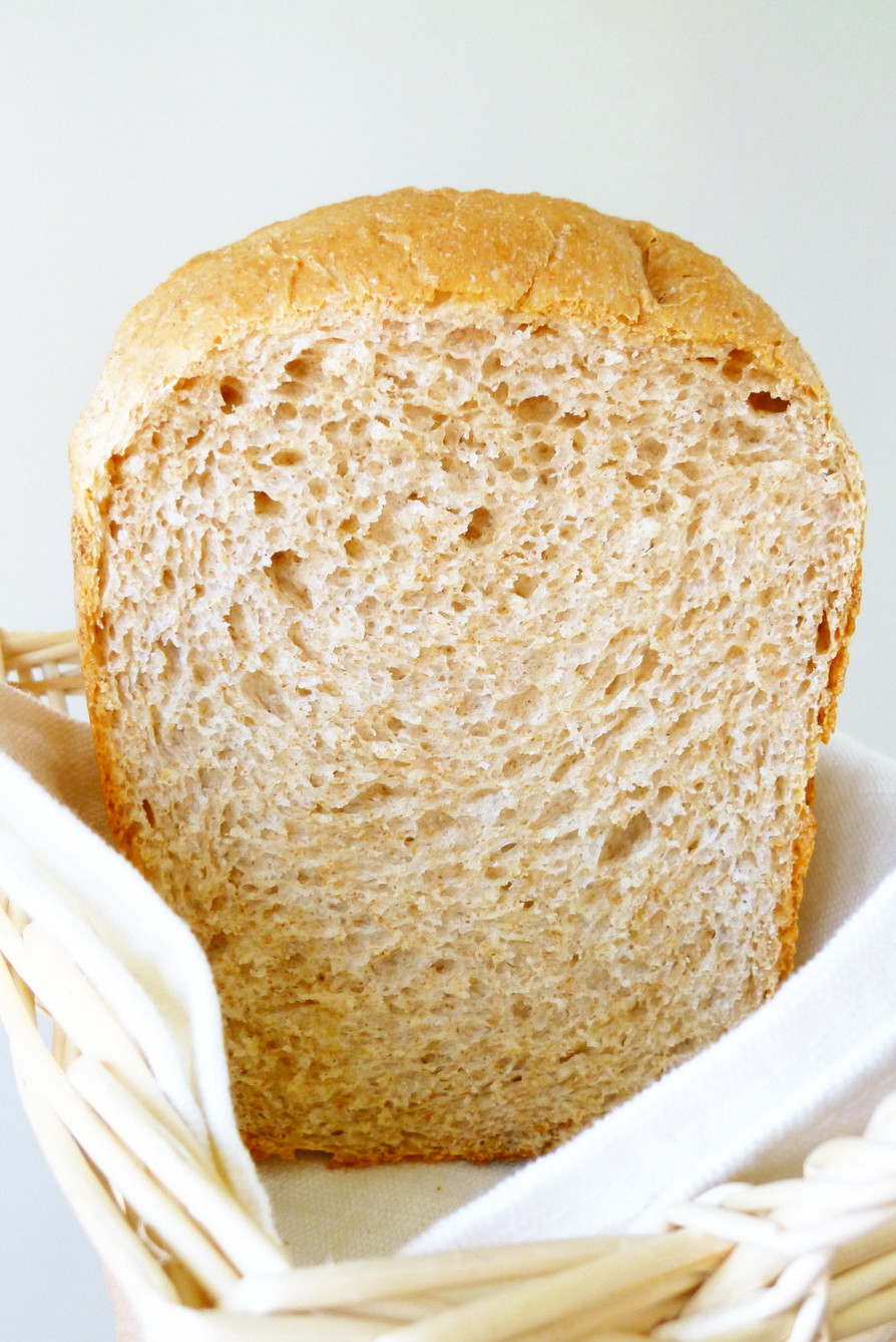 ＊塩麹ふすま食パン＊（HB早焼きコース）の画像