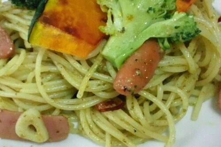 簡単うまし にんにくいっぱいバジルパスタ レシピ 作り方 By つっちぃぃぃ クックパッド 簡単おいしいみんなのレシピが357万品