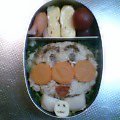 デカチビの憧れ◆アンパンマン弁当◆で足りない栄養補おう作戦