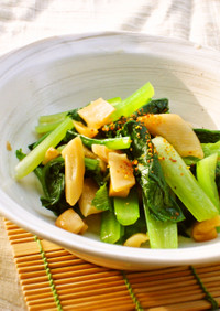お弁当に✿小松菜とメンマの和え物