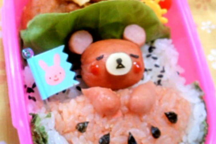 夏のキャラ弁 スイカ リラックマ レシピ 作り方 By くるみるく クックパッド 簡単おいしいみんなのレシピが355万品