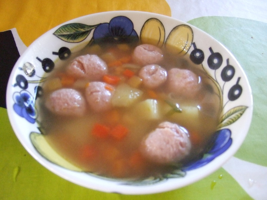 ソーセージスープの画像