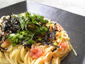 フライパンいらず♡簡単たらこスパゲティ