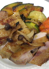鶏肉と野菜の塩麹ソテー