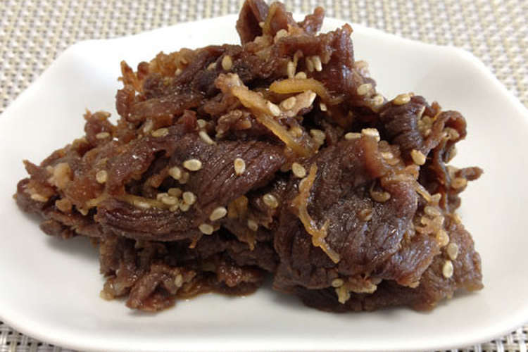 お弁当の常備菜に 牛肉のしぐれ煮 レシピ 作り方 By Memuchan クックパッド