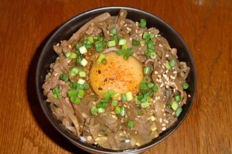 舞茸 白滝入りでボリューム満点の牛丼 レシピ 作り方 By Reiko クックパッド