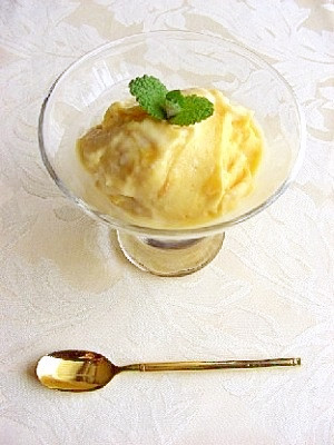 材料３つ☆濃厚マンゴーアイスクリームの画像