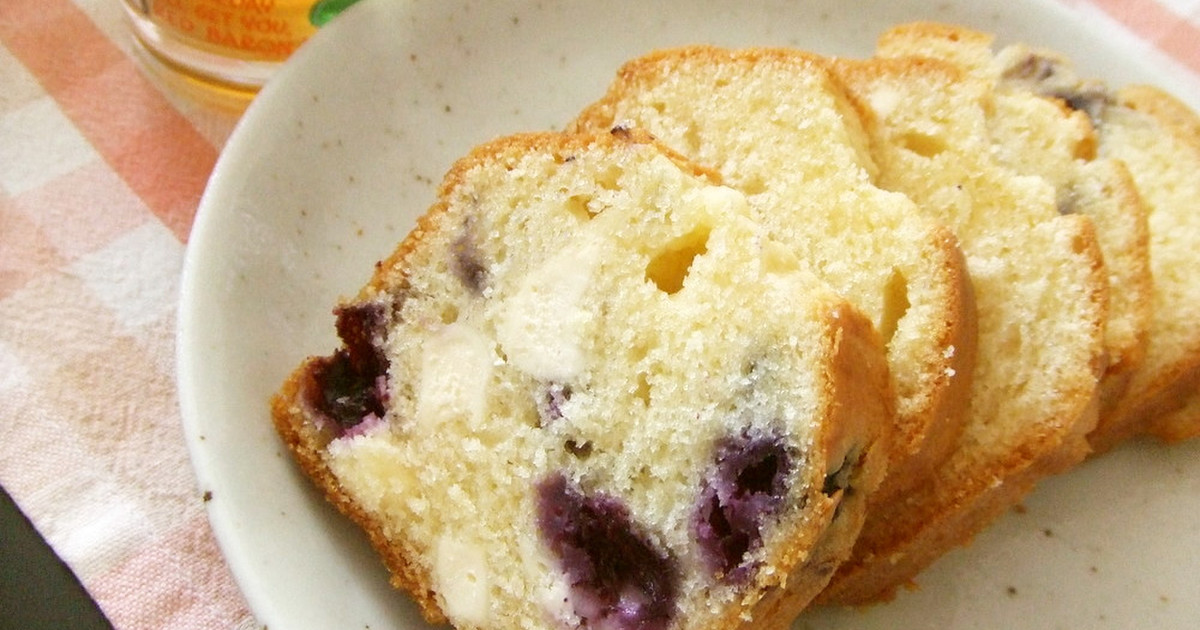 簡単 ブルーベリーのパウンドケーキ レシピ 作り方 By まさむにゃ クックパッド 簡単おいしいみんなのレシピが353万品