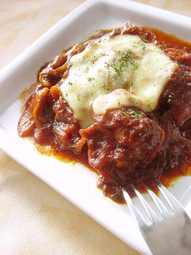 鶏肉のトマト煮込み。の画像