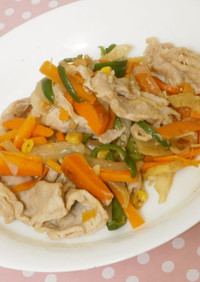 栄養満点✿豚肉と野菜の炒め物