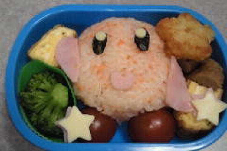 キャラ弁 星のカービィ レシピ 作り方 By しょうどうぶつ クックパッド 簡単おいしいみんなのレシピが360万品
