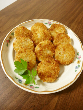 チーズ味の長いものカリカリ揚げ焼き