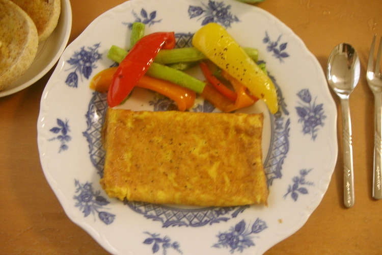 オムレツ風玉子焼きのレシピ Toco S Kitchen トコズキッチン
