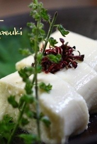 鯛の刺身豆腐。