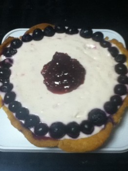 スリーベリーレアチーズケーキの画像