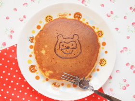 人参まるごと1本♪お日さま色のパンケーキ