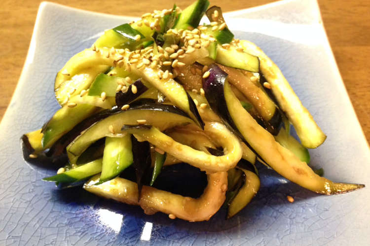 簡単すぎる きゅうりと茄子の中華風サラダ レシピ 作り方 By ゆ き こ クックパッド 簡単おいしいみんなのレシピが370万品
