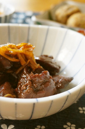 鶏レバーの下処理~甘辛煮