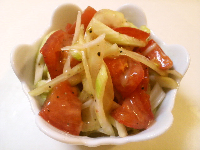 さっぱり☆トマトとセロリと玉ねぎのサラダの画像
