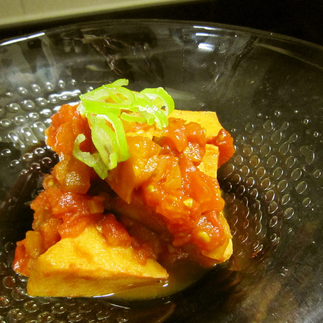 素揚げ高野豆腐のトマトソース煮 レシピ 作り方 By Emオーイ クックパッド 簡単おいしいみんなのレシピが354万品