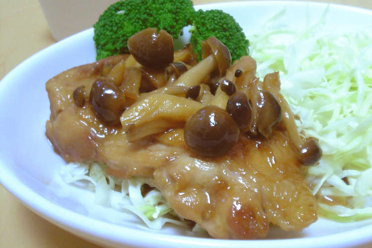 鶏肉としめじの照り焼き レシピ 作り方 By Honey Bee クックパッド 簡単おいしいみんなのレシピが360万品