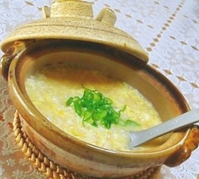 超簡単!ホッカホカで優しく美味な卵雑炊