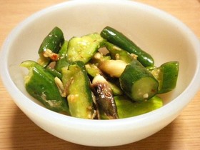 塩麹さんdeピリ辛浅漬け