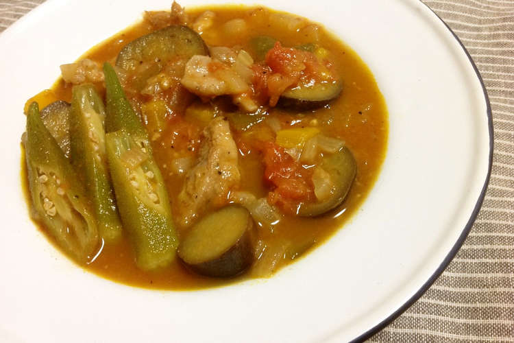 気のままチキンガンボ レシピ 作り方 By けんぽこり クックパッド