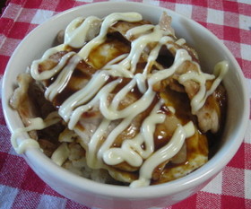 お好み焼き丼