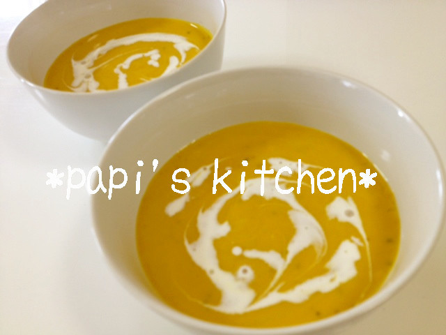 夏のオススメ☆冷製かぼちゃスープ☆の画像