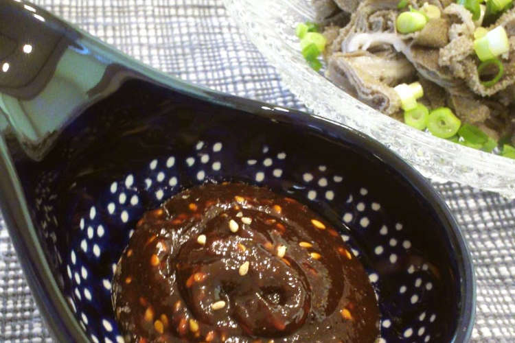 生せんまい刺し 美味しいたれとともに レシピ 作り方 By Yukiじるし クックパッド 簡単おいしいみんなのレシピが366万品