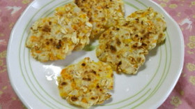 離乳食☆じゃが芋とオートミールのお焼き
