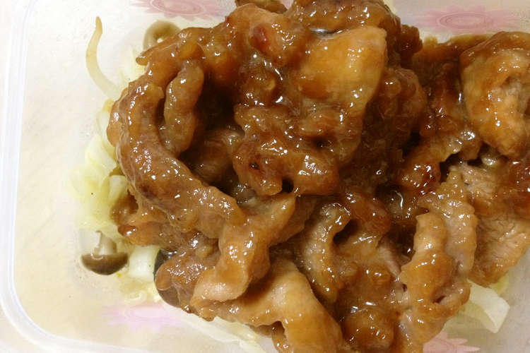 材料豚肉だけ 激ウマ甘辛肉 レシピ 作り方 By Taqqq クックパッド 簡単おいしいみんなのレシピが359万品