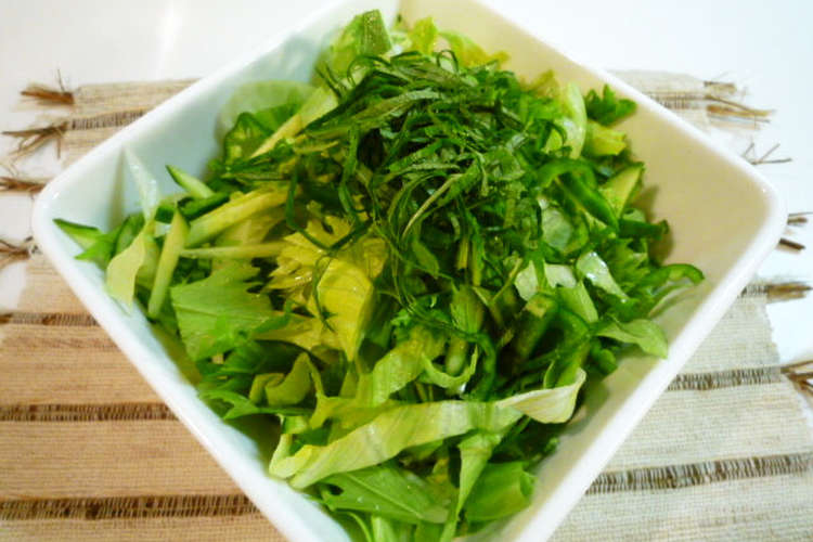 緑の野菜だけで グリーンサラダ レシピ 作り方 By ことまゆさん クックパッド 簡単おいしいみんなのレシピが352万品
