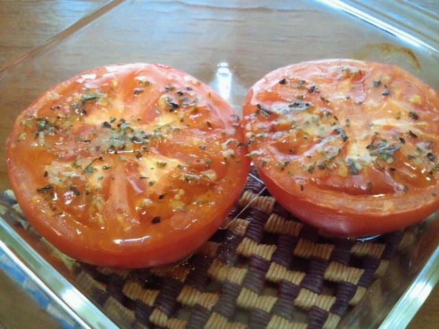 トマトダイエットに一工夫☆焼きトマト