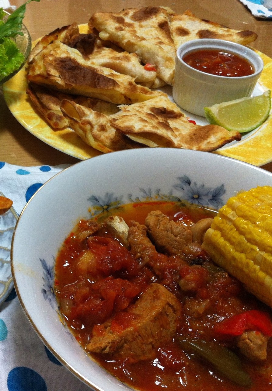 チリヴェルデ（メキシコ料理）の画像