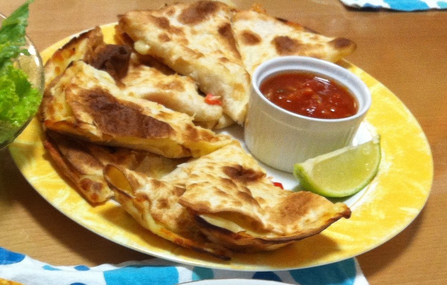 スキニーバッファローバーガーケサディーヤのレシピ