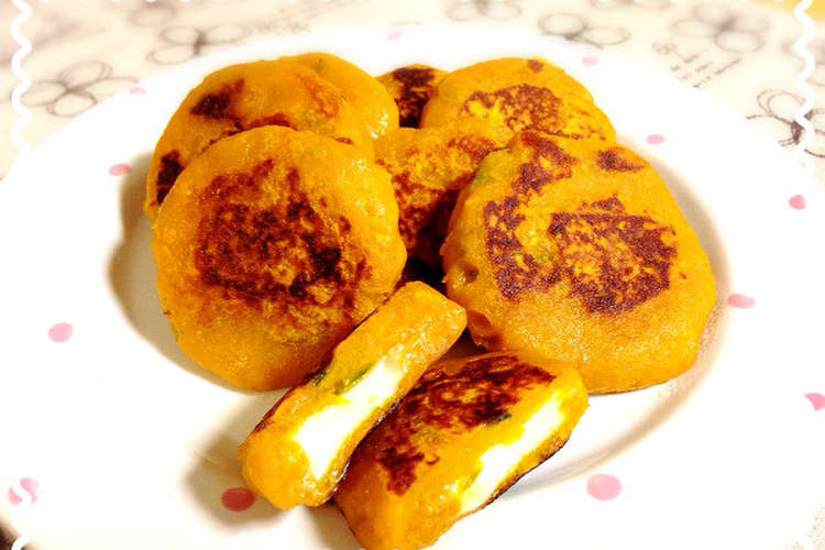 超 簡単 かぼちゃだんご チーズｉｎ レシピ 作り方 By なゆほ クックパッド 簡単おいしいみんなのレシピが352万品