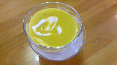 カボチャの冷製スープの写真