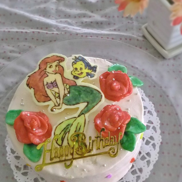 キャラクターケーキ アリエル レシピ 作り方 By ちっかーちゃん クックパッド 簡単おいしいみんなのレシピが375万品