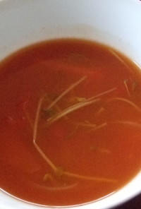 ピリ辛トマトスープ（ツンデレスープ）